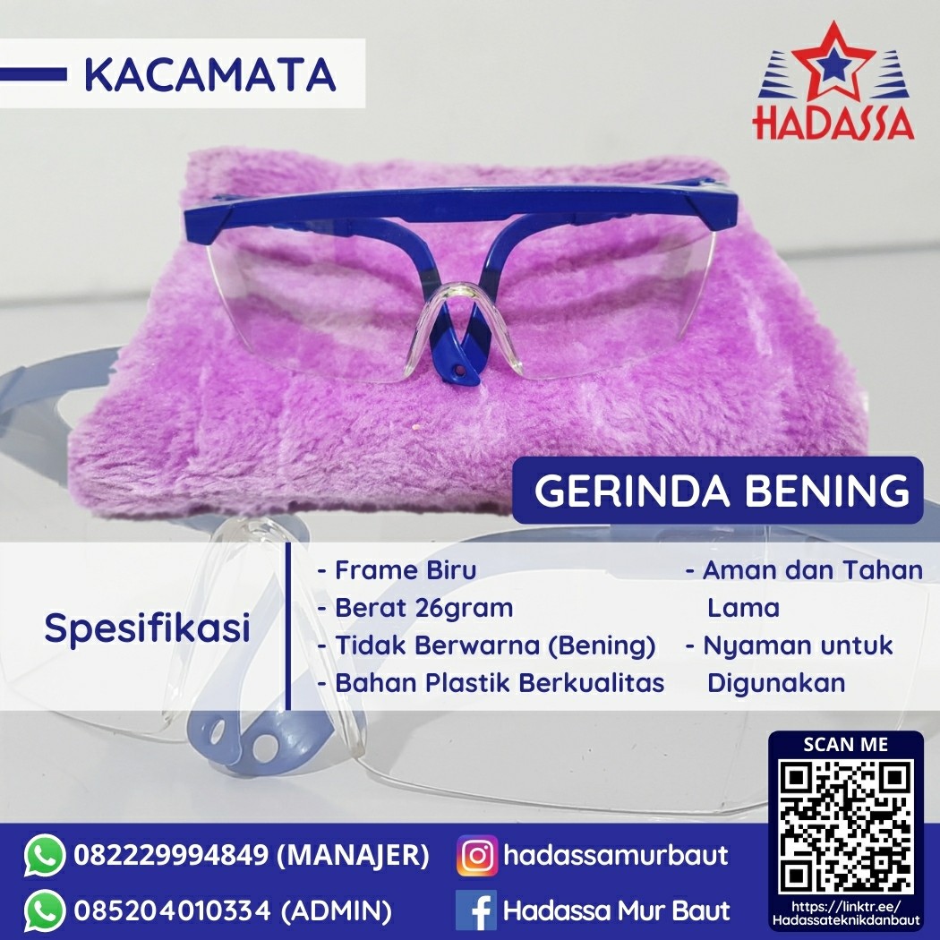 Kacamata Gerinda Bening