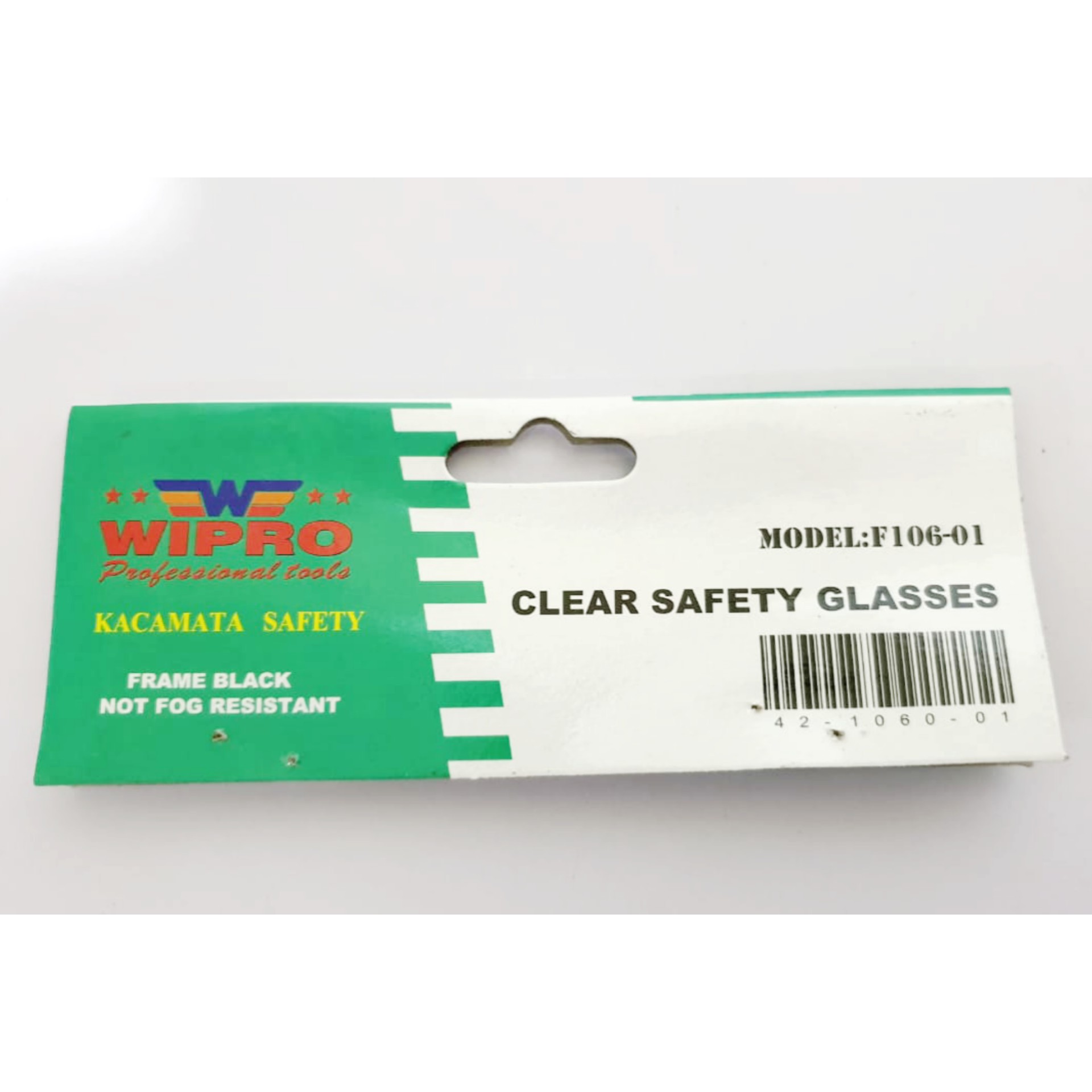 Kacamata Safety Clear Wipro F106-01 3