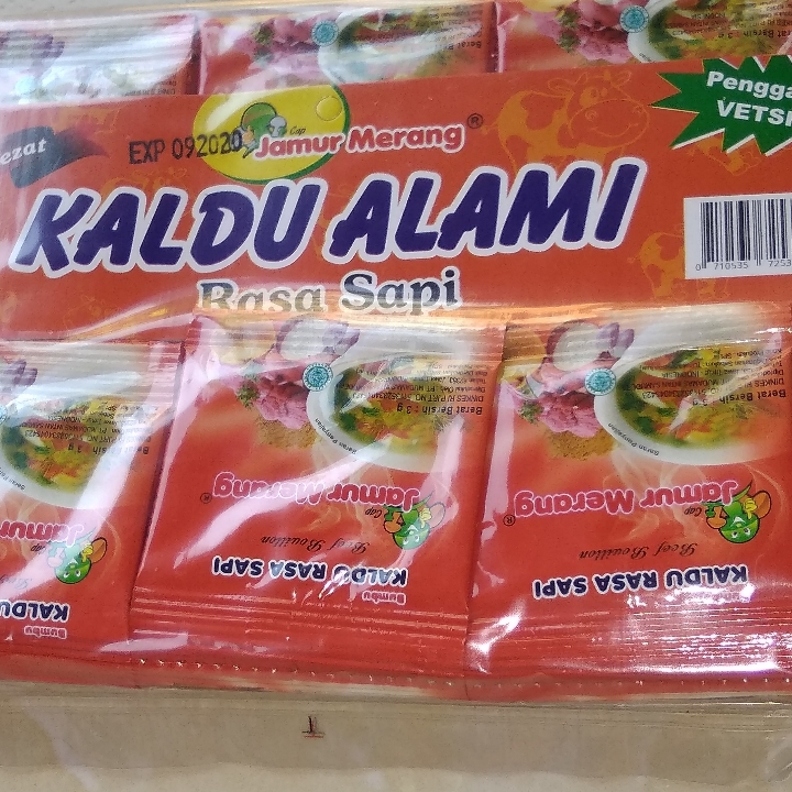 Kaldu Alami Jamur Merang Sapi