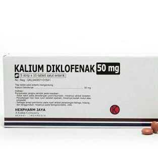 Kalium Diclofenak 50mg