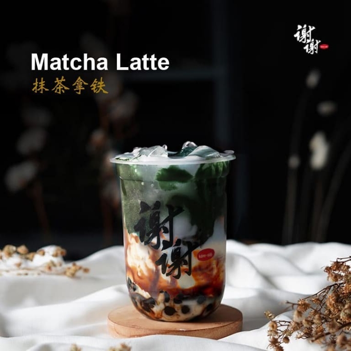 Kamsia Boba Matcha Tambah Regal