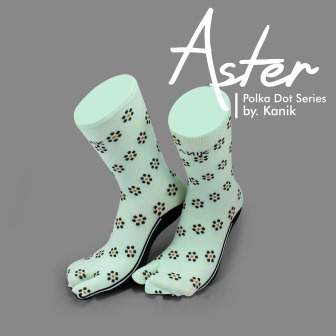 Kanik Motif Aster Hijau