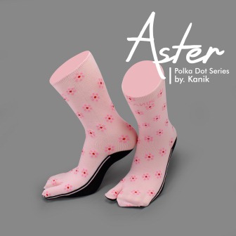 Kanik Motif Aster Pink