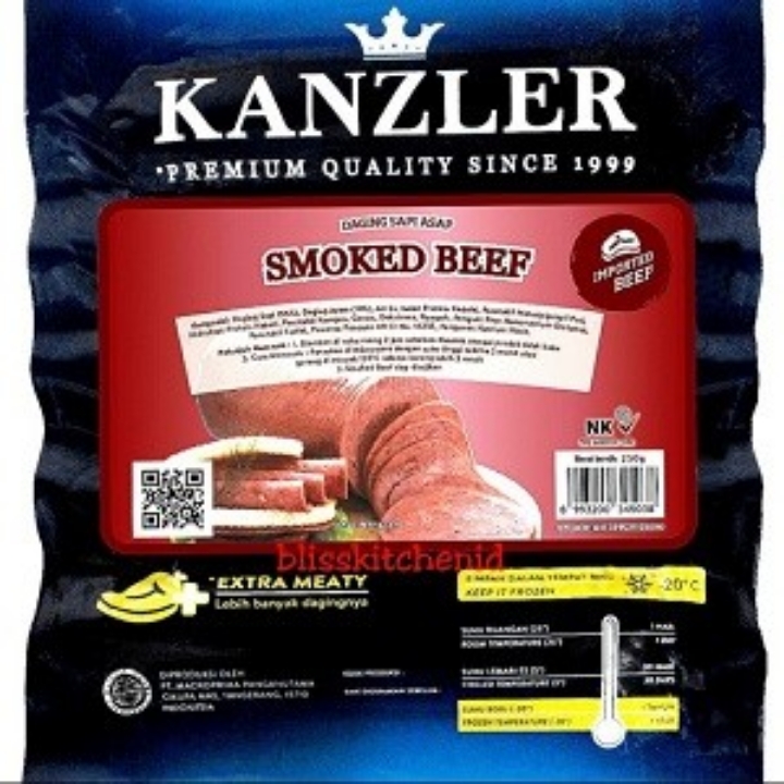 Kanzler Smoked Beef Round 250 Gr