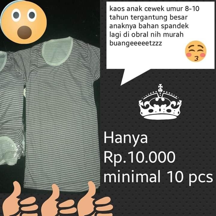 Kaos Anak Cewek 