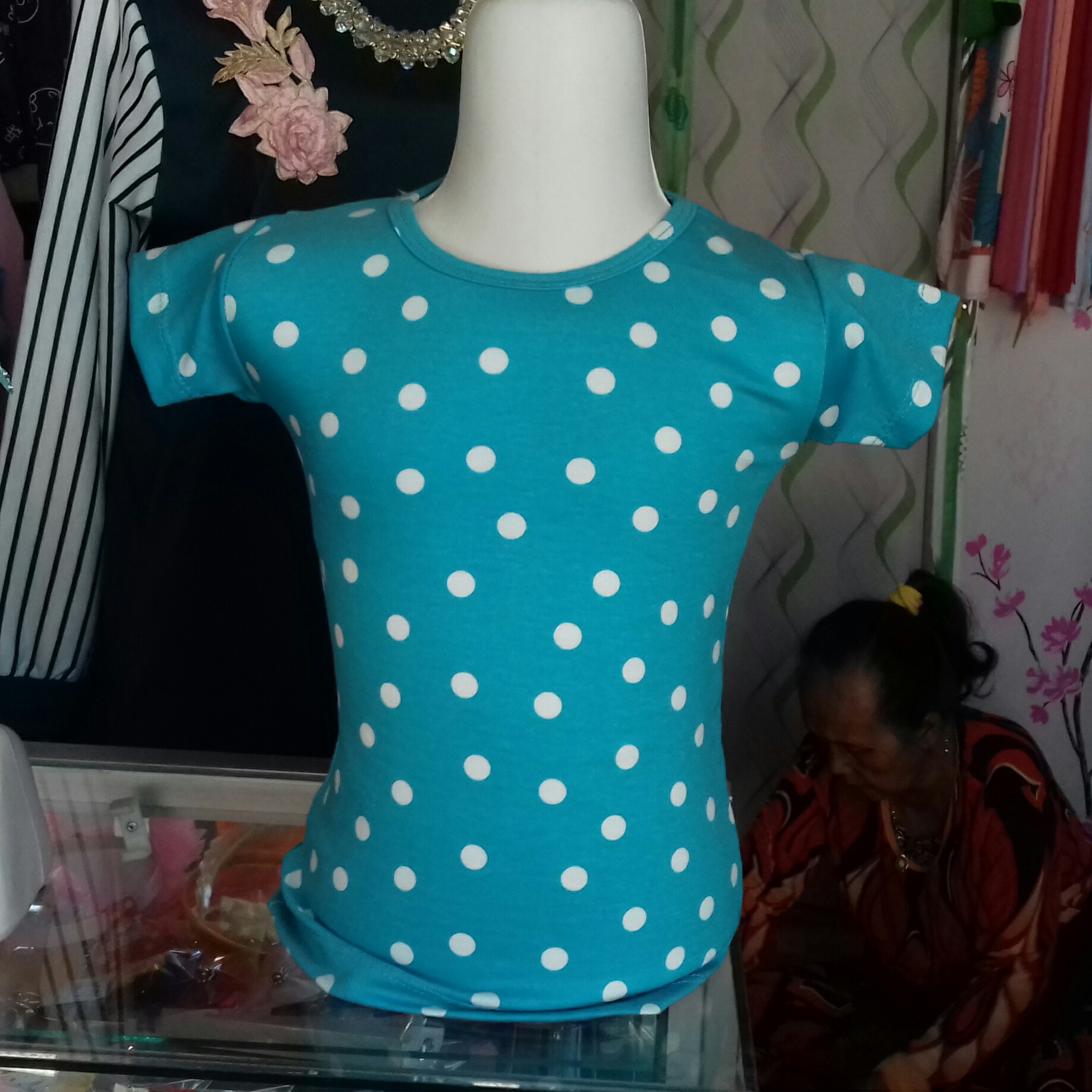 Kaos Anak Polkadot