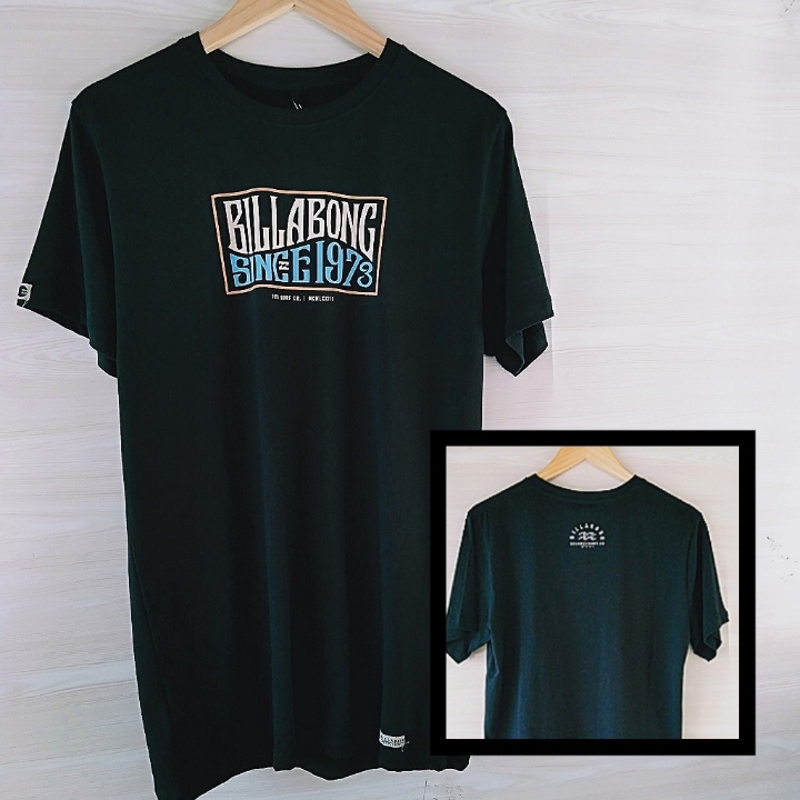 Kaos Distro Billabong Hitam Premium 