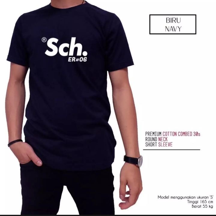 Kaos Distro  Soft Cotton Combed 30s Size S M L