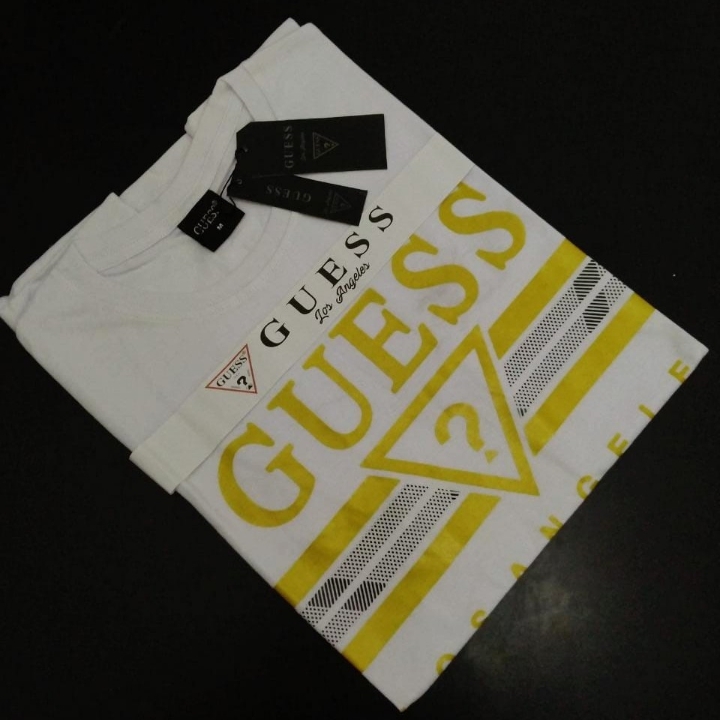 Kaos Guess Los Angels bisa Barcode 3