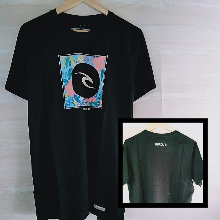 Kaos Distro Ripcurl Hitam Premium