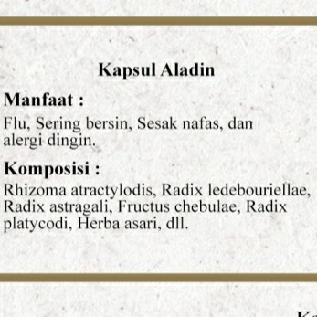 Kapsul Aladin 2