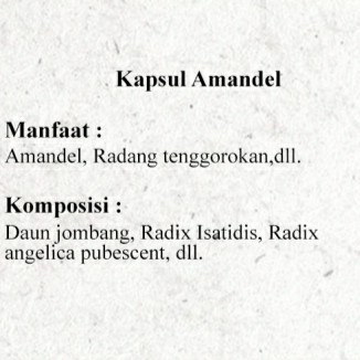 Kapsul Amandel 2