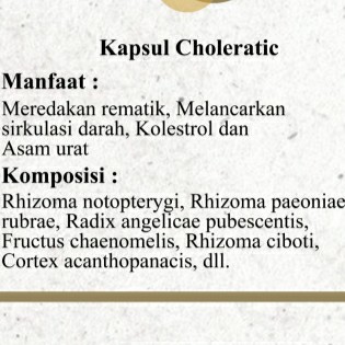 Kapsul Choleratic 2