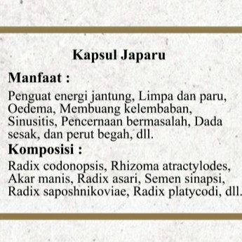 Kapsul Japaru 2