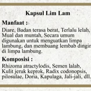 Kapsul Lim Lam 2