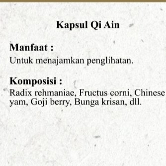 Kapsul Qi Ain 2