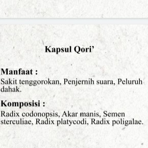 Kapsul Qori 2