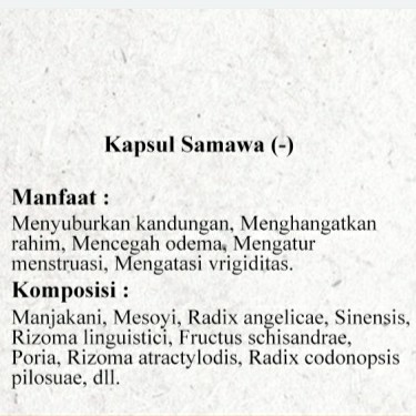 Kapsul Samawa 2