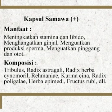 Kapsul Samawa 2