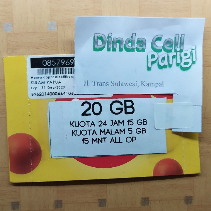 Kartu Data Im3 20 GB