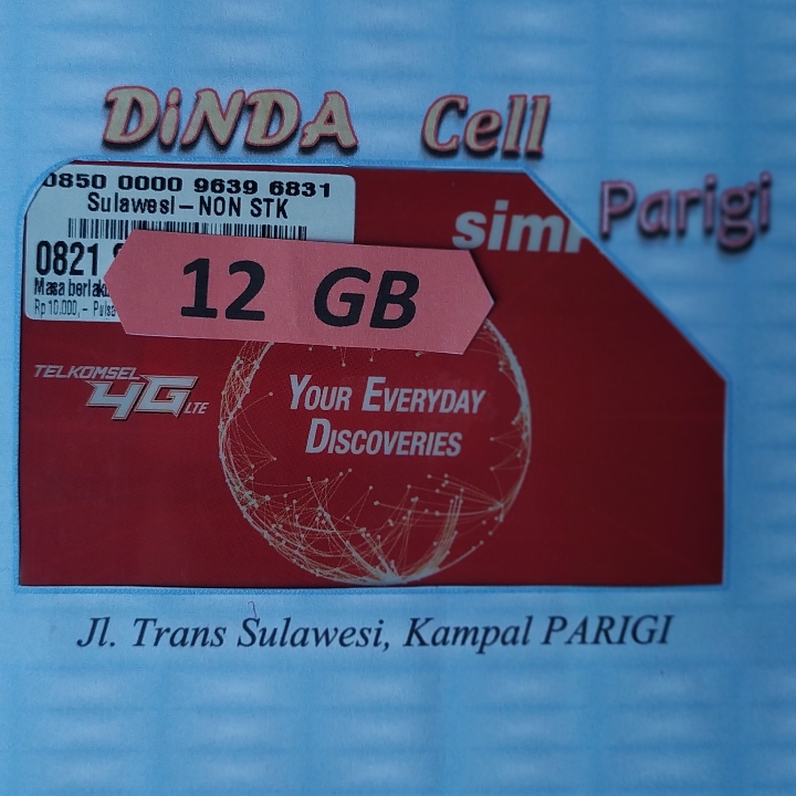 Kartu Data Loop 12 GB