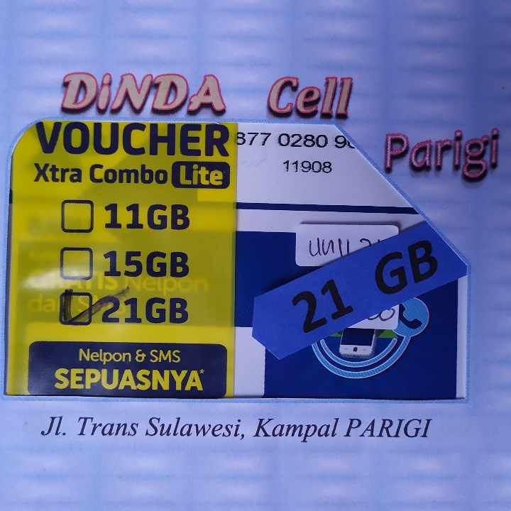 Kartu Data XL 21 GB