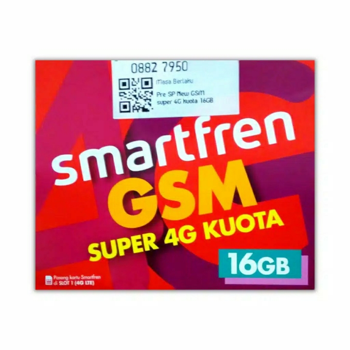 Kartu Perdana Smartfren 16GB