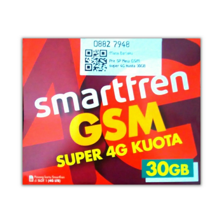 Kartu perdana Smartfren 30Gb