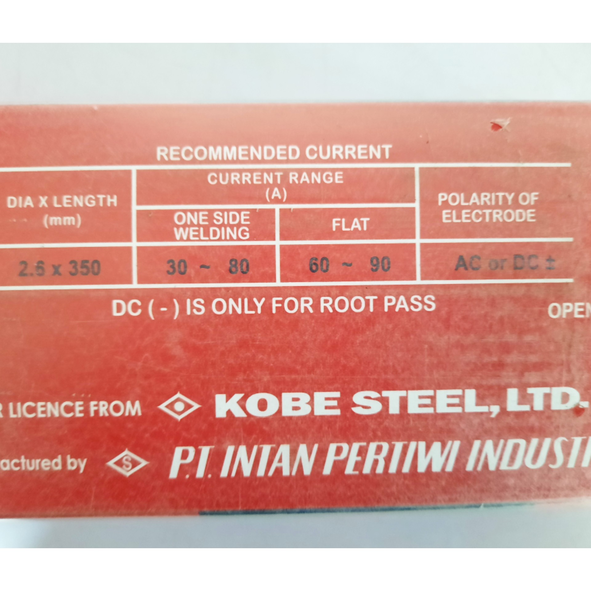 Kawat Las Kobe Steel LB-52U 26mm 5Kg 5