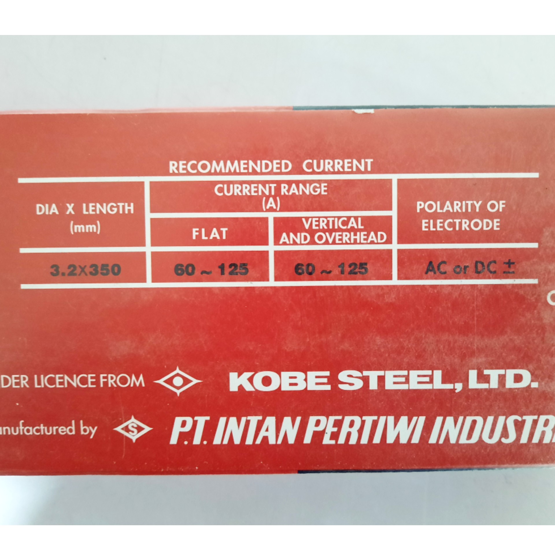 Kawat Las Kobe Steel RB-26 3koma2mm 5Kg 5