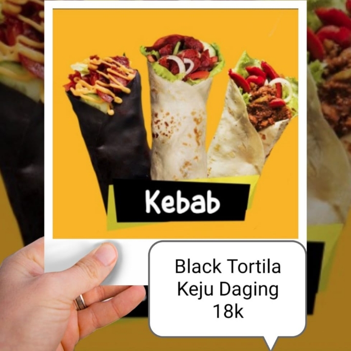 Kebab Black Cheese