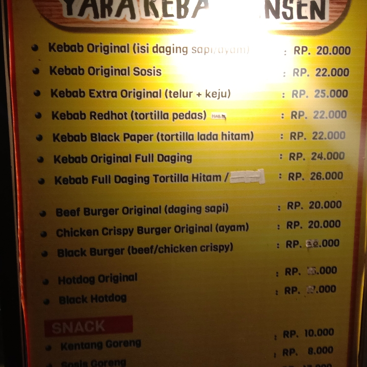 Kebab Original Full Daging