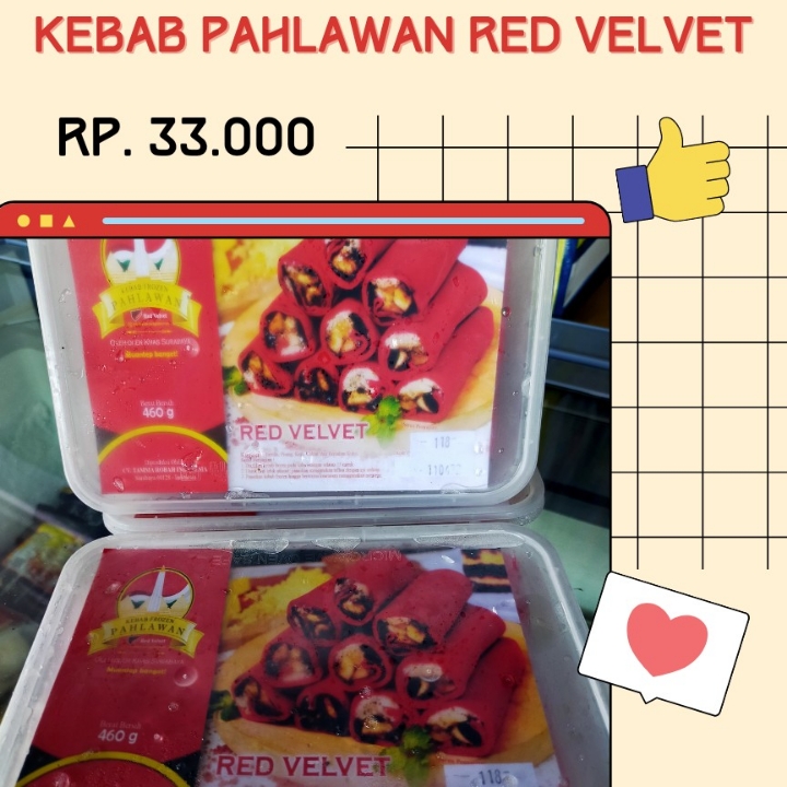 Kebab Pahlawan Red Velvet