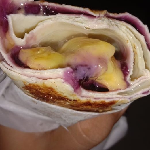 Kebab Pisang Blueberry Tanpa Topping