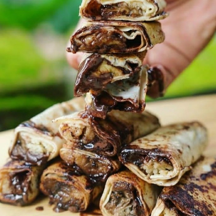 Kebab Pisang Coklat 2 Rasa