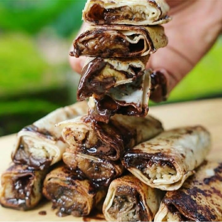 Kebab Pisang Coklat 4 Rasa