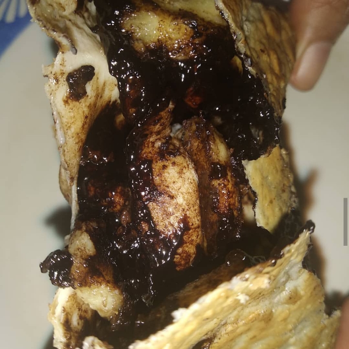 Kebab Pisang Dark Coklat