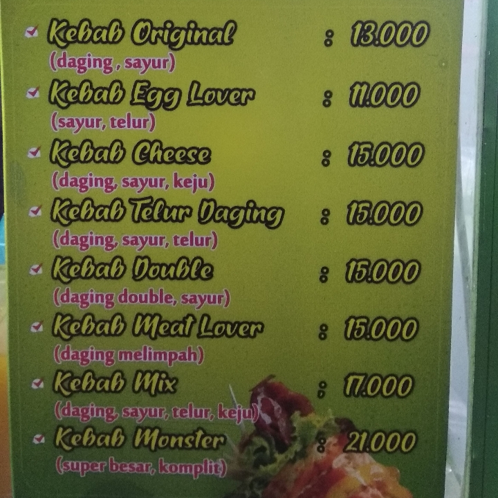 Kebab Telur Daging