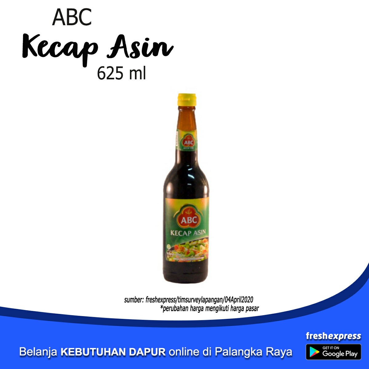 Kecap Asin ABC 620 Ml