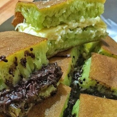 Keju Coklat Susu Pandan