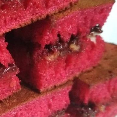 Keju Kacang Susu Red Velvet