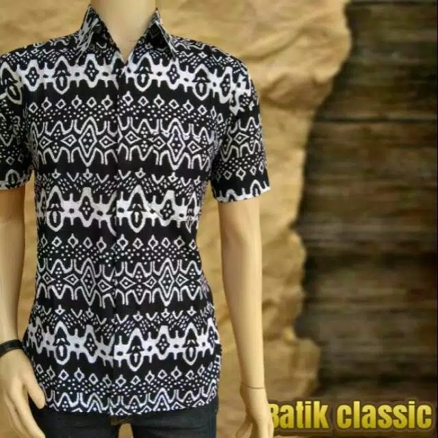 Kem batik monochrome