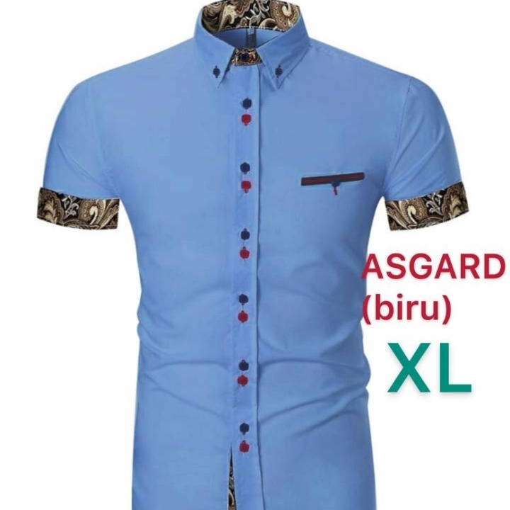 Kemeja Asgard Biru XL