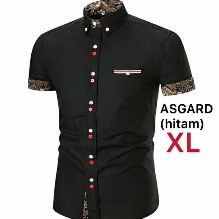 Kemeja Asgard Hitam XL