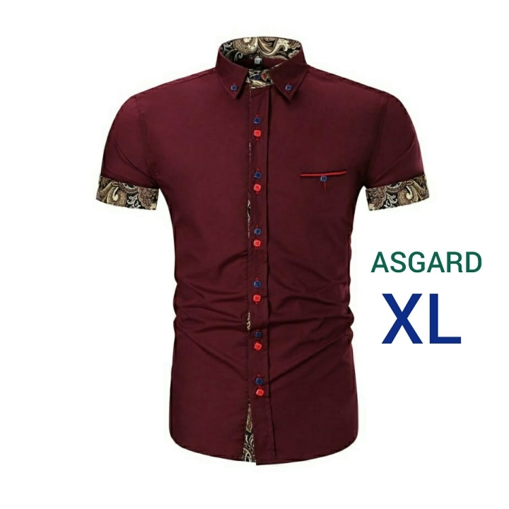 Kemeja Asgard Merah XL