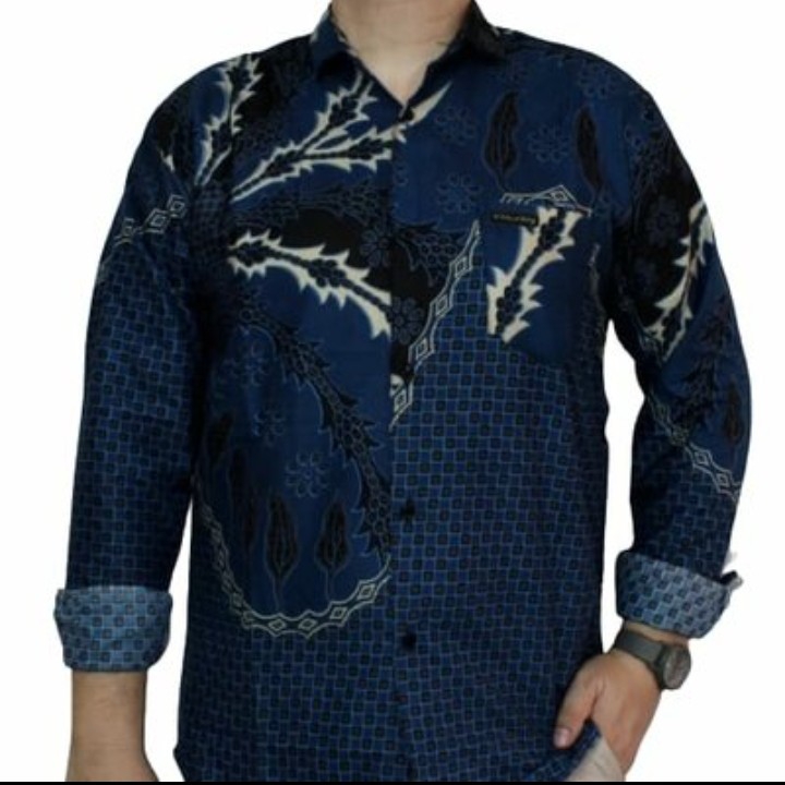 Kemeja Batik Pria Lengan Panjang 5