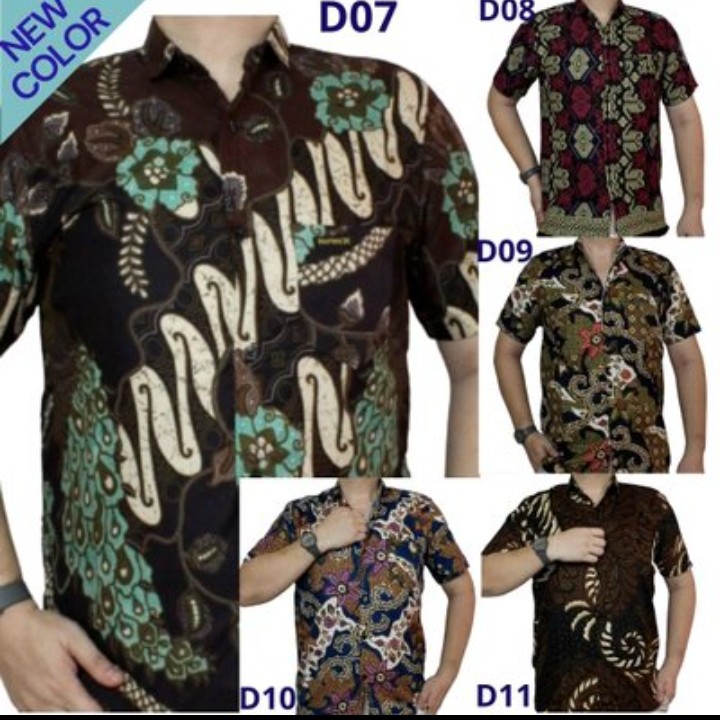 Kemeja Batik Pria Lengan Pendek 2