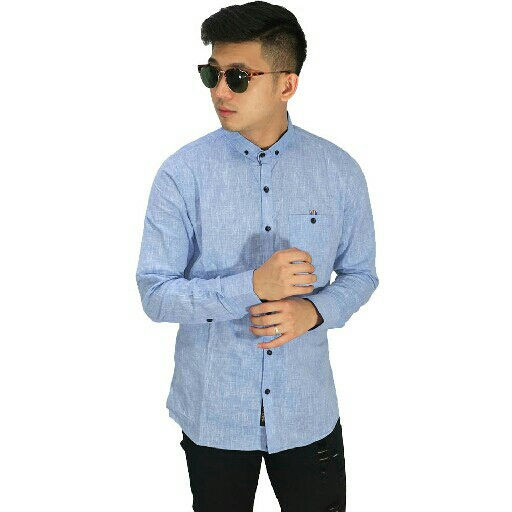 Kemeja Formal Executive Soft Blue