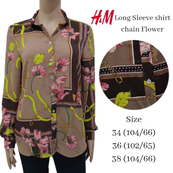 Kemeja HNM Longsleeves Wanita