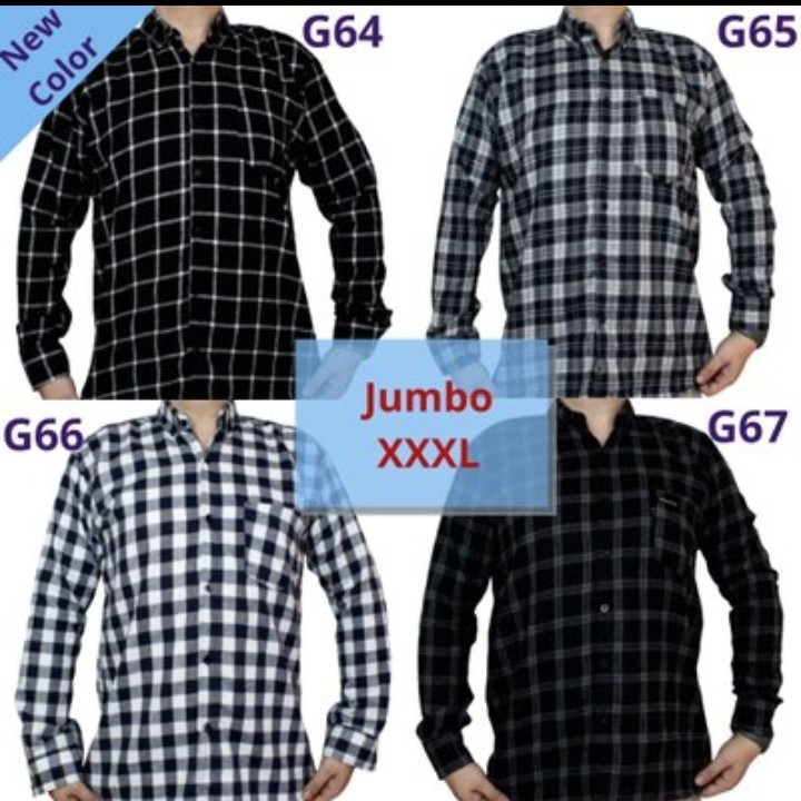 Kemeja Jumbo Flanel Distro 2